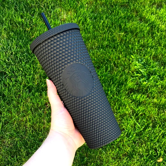 NWT Starbucks Matte Black Studded Venti Tumbler